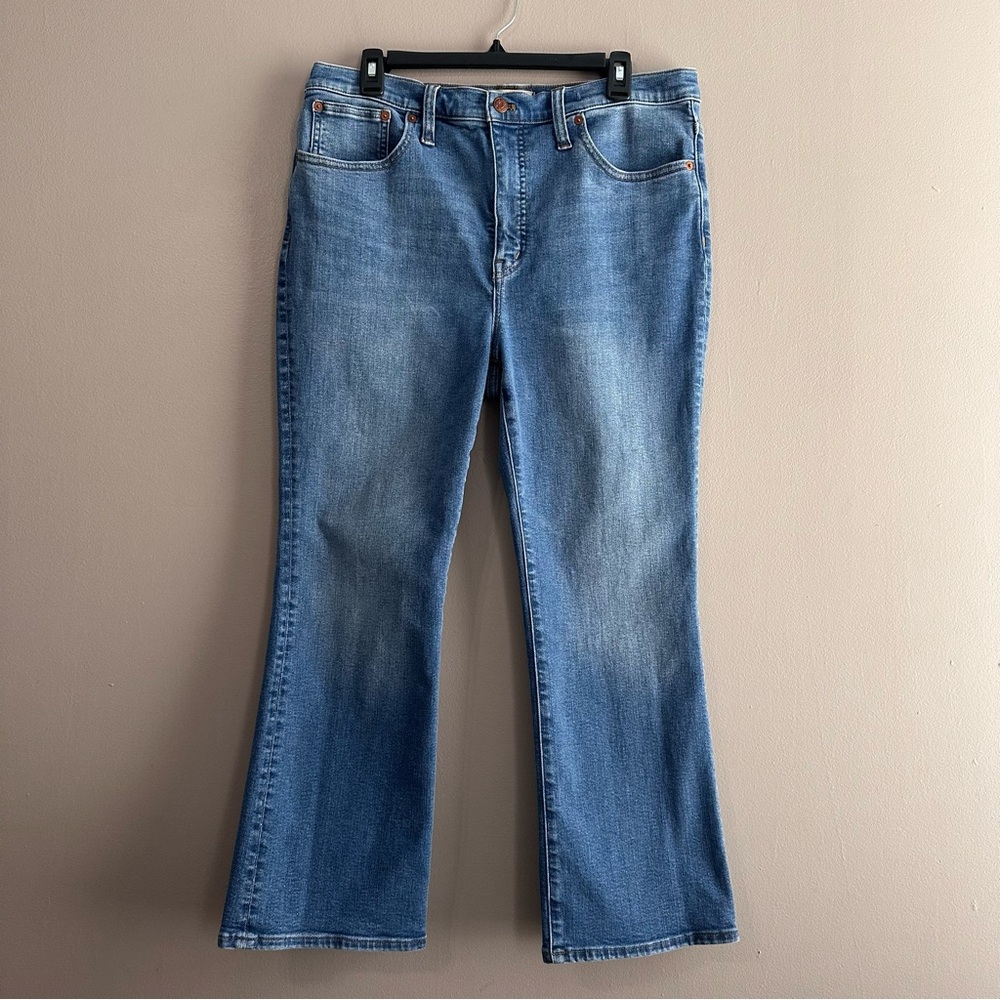 Madewell Cali Demi-Boot Stretch Denim Jeans Womens 31 Dorrance Wash Cotton Blend